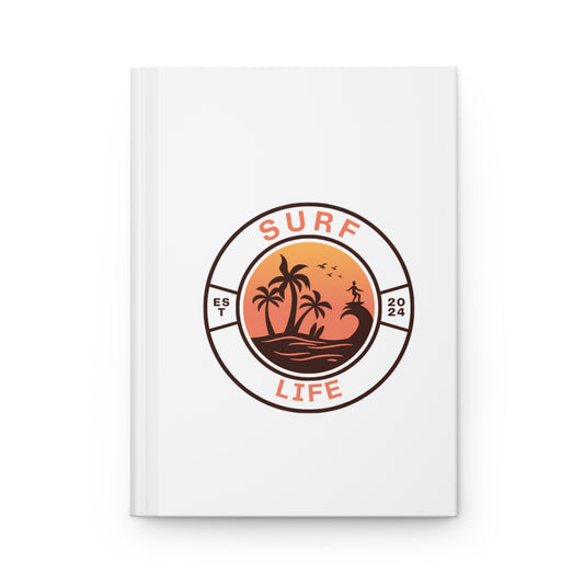 Surf Life Hardcover Journal Matte